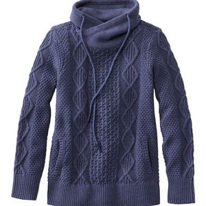 L.L. Bean Women's Signature Cotton Funnelneck Sweater